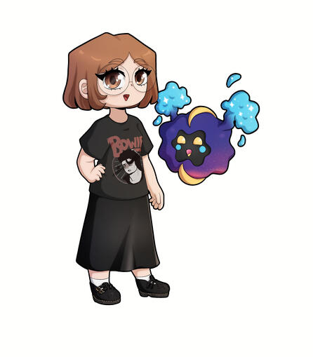 Coworker + Pokemon Chibi Art Coworker + Pokemon Chibi Art