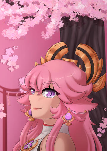Yae Miko Print Yae Miko Print