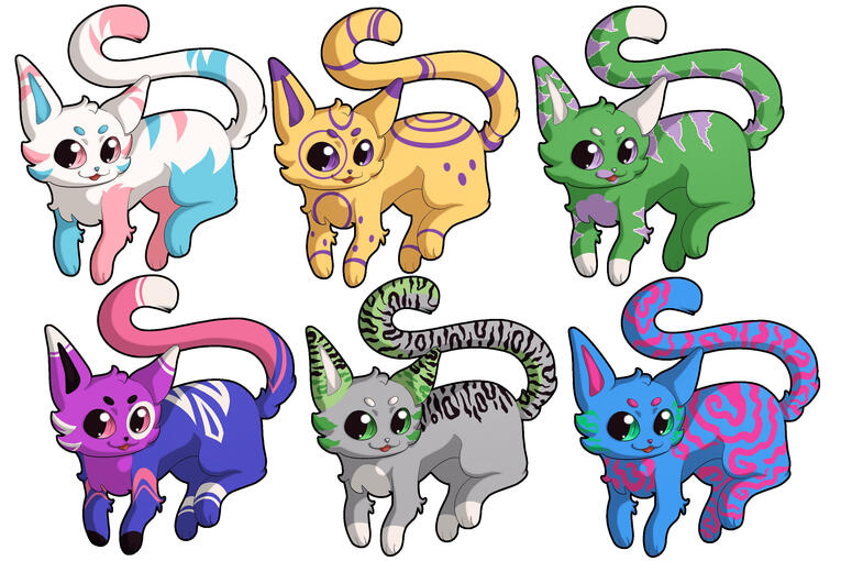 Pride Cat Stickers Batch 2