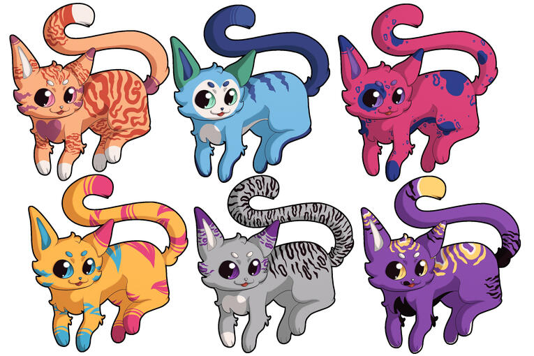 Pride Cat Stickers Batch 1
